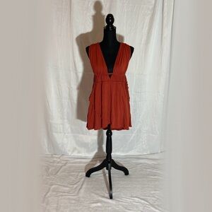 Free People Rust Mini Dress